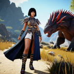 **

*   **Prompt:** A Black Desert Online character wearing a premium fashion set. The set enhances EXP gain from monster hunting. Focus on detailed textures and vibrant colors of the outfit. The character is battling monsters in a lush, open-world environment. Emphasis on the empowering and stylish aspects of the premium fashion.

**